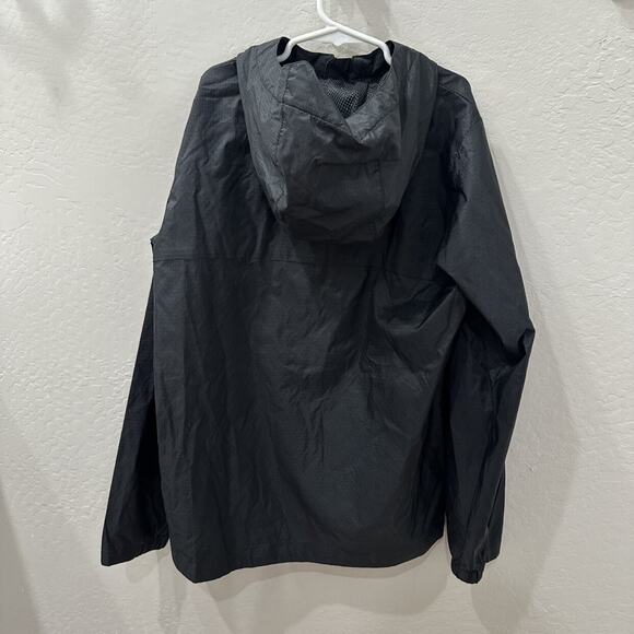 Columbia Black Windbreaker Hooded Jacket - Picture 4 of 7